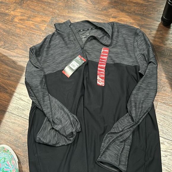 Men’s gap fit activity, half zip grey black color size extra large new tag - Picture 4 of 8
